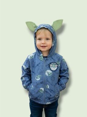 Star Wars Boys Grogu / Baby Yoda Rain Jacket 4T